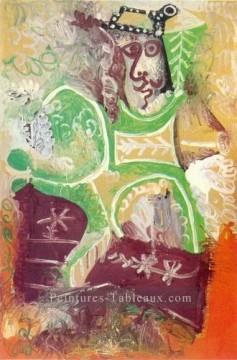 Homme au chapeau 1970 cubisme Pablo Picasso Peinture à l'huile